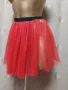 BOLAND M/L Ярко червена къса пола / мрежа, снимка 2