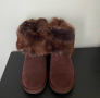 боти UGG Australia VALENTINA CRYSTAL TOSCANA ОТ ОВЧА КОЖА номер 39, снимка 3