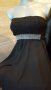 Мини дантелена рокля готик с дантелено бюстие, бална с акцент капси под бюста,асиметрична, снимка 2
