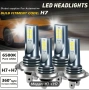 Комплект от 4 LED крушки за фарове H7 , снимка 5