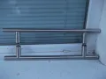 Дръжка тръбна за стъклена врата - инокс, Ф 30 mm, 500/350 mm, снимка 7