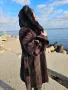 Голяма отстъпка Шикозно палто от бобър с норка , снимка 18