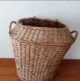 Плетен кош среден , снимка 1