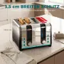 Тостер HOMCOM за 4 филийки със 7 нива, снимка 9
