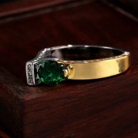 Ново!-Позлатен дамски пръстен, снимка 3 - Пръстени - 36000270