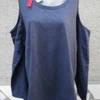 4XL  Нова блуза Sheego  голи рамене , снимка 1 - Блузи с дълъг ръкав и пуловери - 38710599