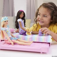 Кукла Barbie - Моята първа Барби: Комплект Време е за сън Mattel HMM64, снимка 6 - Кукли - 42047006