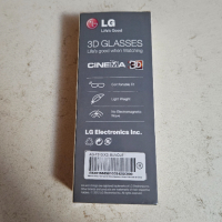 3D Очила LG - Чисто Нови 2бр., снимка 2 - Стойки, 3D очила, аксесоари - 44735502