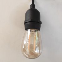 ГИРЛЯНД E27 ОТ 10 БР LED КРУШКИ - S14 - 7.5 М, снимка 7 - Външни лампи - 32520460