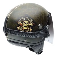 Каски NZI Helmets, 58/59см, за мотопед, мотор, скутер,Веспа,Vespa, снимка 2 - Аксесоари и консумативи - 42613655