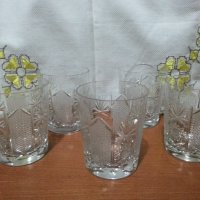 Кристални чаши за вода , снимка 5 - Антикварни и старинни предмети - 44231246