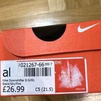 Nike маратонки C5 (21.5) UK 5.5 EUR 22, отлично състояние с кутия, снимка 4 - Детски маратонки - 39340378