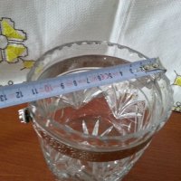 Кристална ледарка купа, снимка 3 - Антикварни и старинни предмети - 41500413