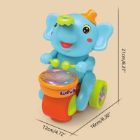 Музикална детска играчка слонче, снимка 7 - Образователни игри - 42077827