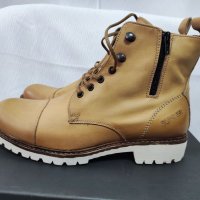 Страхотни мъжки боти от естествена кожа BUNKER Footwear №42, снимка 1 - Мъжки боти - 35956527