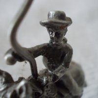 Стара малка фигура Каубой, снимка 12 - Колекции - 40311601