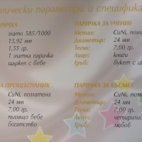 Златен комплект за бебе , снимка 18 - Нумизматика и бонистика - 41548145