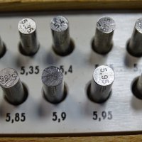 Комплект измервателни цилидрични щифтове Ф5-Ф6 mm dia calipers, снимка 5 - Други инструменти - 41226562