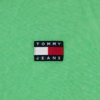 Tommy Jeans Badge Logo T-Shirt оригинална тениска S памучна фланелка, снимка 3 - Тениски - 44177101