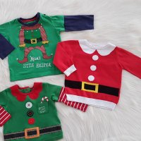 Коледни пуловери за бебе 3-6-9 месеца, снимка 1 - Бебешки блузки - 34623947