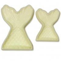 Опашка Русалка 2 размера пластмасови форми форма резец печат за фондан тесто декор мъфини торта, снимка 1 - Форми - 39653679