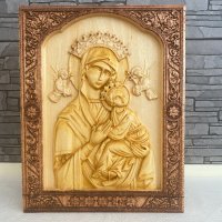 Икона “Света Богородица Страстна ”, снимка 1 - Икони - 41640047