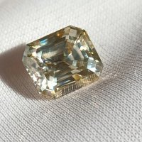 Спешно Рядък Златен Фенси Asscher 3+карата Диамант Мойсанит Diamond Moissanite, снимка 4 - Други - 35754406