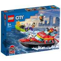 LEGO® City Fire 60373 - Пожарникарска спасителна лодка, снимка 1 - Конструктори - 41564288