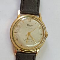 Рядък немски  позлатен мъжки часовник Voigt Atlantic  от 1950 г., снимка 9 - Други ценни предмети - 42535694