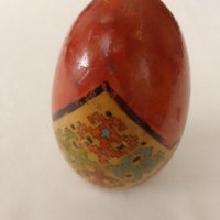 19 век дървено руско яйце ръчно рисувано, снимка 11 - Колекции - 42447513