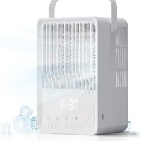 Нов Преносим охладител за въздух персонален мини климатик вентилатор, снимка 1 - Вентилатори - 41161066