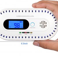 Нов Алармен детектор за въглероден оксид Аларма CO дом офис на батерии, снимка 3 - Други стоки за дома - 39996847