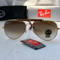 Ray-Ban RB3422 RB3025 limited edition слънчеви очила Рей-Бан авиатор с кожа, снимка 1 - Слънчеви и диоптрични очила - 41669335