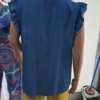 Дънкови блузки в два цвята , снимка 3 - Туники - 41349939
