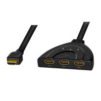 Превключвател HDMI 3x-1x bidirect,4K/30Hz,HD0040,LogiLink SS300900, снимка 1 - Друга електроника - 39131894