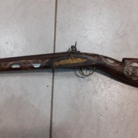 Стара красива кремъчна пушка,пищов,пистолет,оръжие, снимка 3 - Колекции - 42703588
