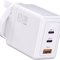 Qurzou 65W USB C адаптер GaN за бързо зареждане, снимка 1 - Друга електроника - 42521464