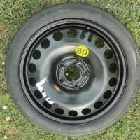 резервна гума с джанта тип патерица за OPEL, ALFA ROMEO, JEEP, SAAB 5x110 Ф65.1мм , снимка 1 - Аксесоари и консумативи - 41681285