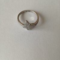 Сребърен пръстен с цирконий „ Пеперуда ”. Сребро проба 925., снимка 4 - Пръстени - 38679285