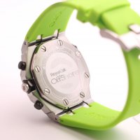 Мъжки часовник Audemars Piguet Royal Oak Offshore Diver Lime Green с кварцов механизъм, снимка 3 - Мъжки - 39306555