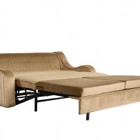 Разтегателен диван, Cappuccino, Бежов, снимка 3 - Дивани и мека мебел - 40119833