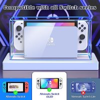 Ново Покритие калъф за Nintendo Switch 16 цвята LED светлина за уникален стил, снимка 7 - Аксесоари - 42549500