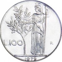 100 Лири Италия - 1979, снимка 1 - Нумизматика и бонистика - 40547565