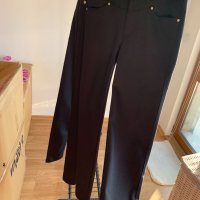 Дамски черен панталон , снимка 7 - Панталони - 39601278