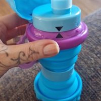 Нова Bottle Besteez сгъваема детска бутилка за вода многократна употреба 360мл., снимка 6 - Други стоки за дома - 42479503