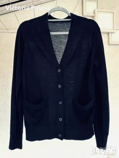 Нова тънка жилетка COS Швеция меринос и коприна, снимка 1