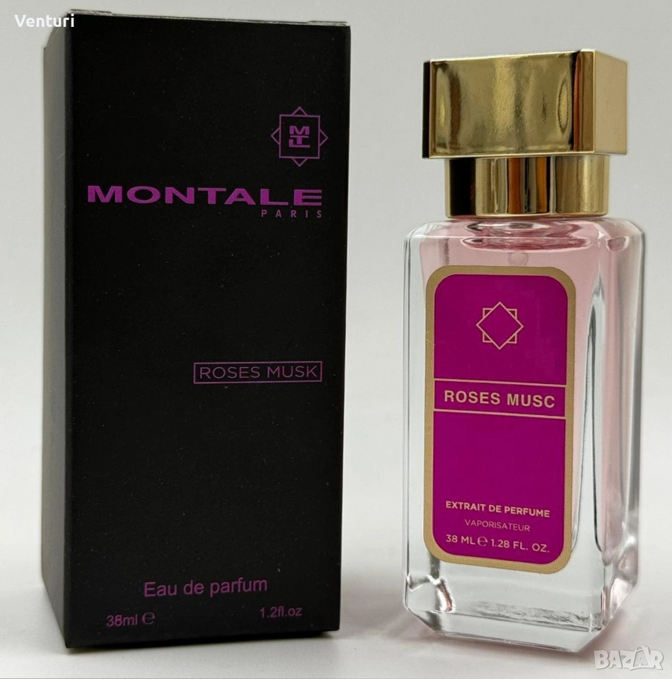 /Промо цена/Дамски мини парфюм Montale Roses Musk EDP 38ml, снимка 1