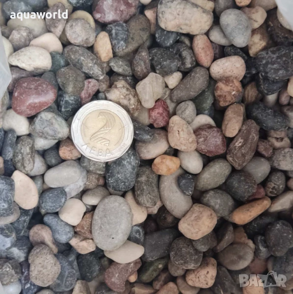 "ПРОМОЦИЯ" Грунд разноцветен камък едър 10 - 15мм, снимка 1