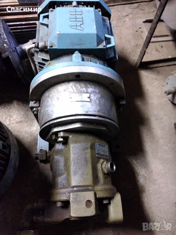 Ел двигател с хидравлична помпа , снимка 1