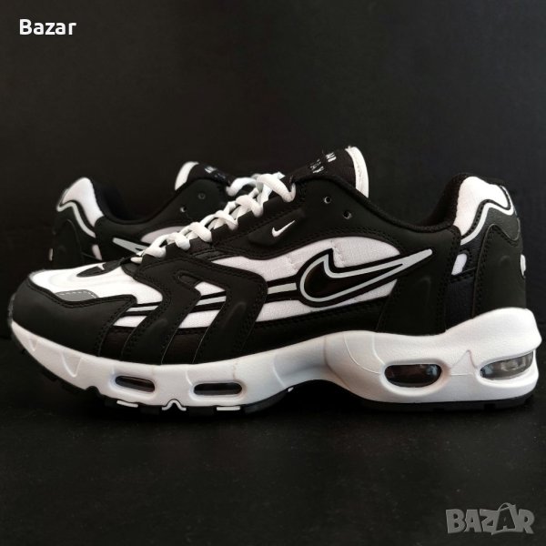 Nike Air Max 96 II Black White Нови Мъжки Обувки Маратонки Размер 43 Номер 27.5см Стелка Черни Бели, снимка 1